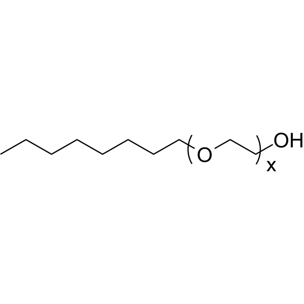 Polyethylene glycol monooctyl ether (n-Octyl-oligo-oxyethylene) 27252-75-1